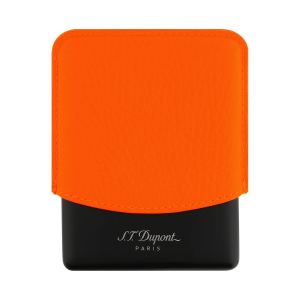S.T. Dupont Grained Leather Sigara & Sigarillo Kılıfı Neon Turuncu 183114
