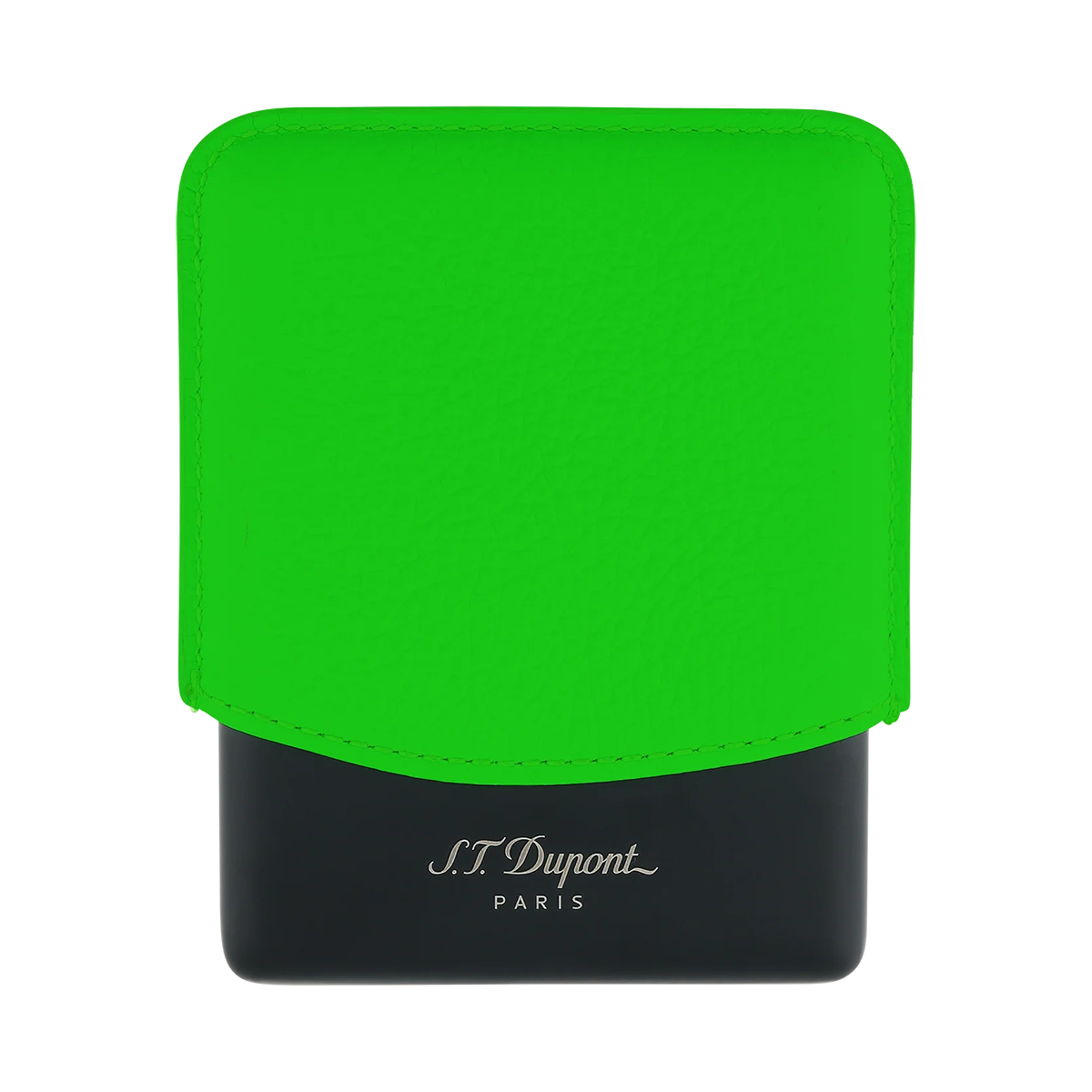 S.T. Dupont Grained Leather Sigara & Sigarillo Kılıfı Neon Yeşil 183117