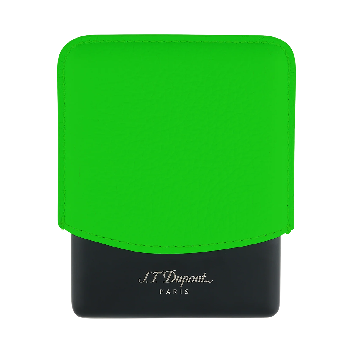 S.T. Dupont Grained Leather Sigara & Sigarillo Kılıfı Neon Yeşil 183117