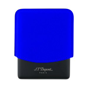 S.T. Dupont Grained Leather Sigara & Sigarillo Kılıfı Neon Mavi 183116