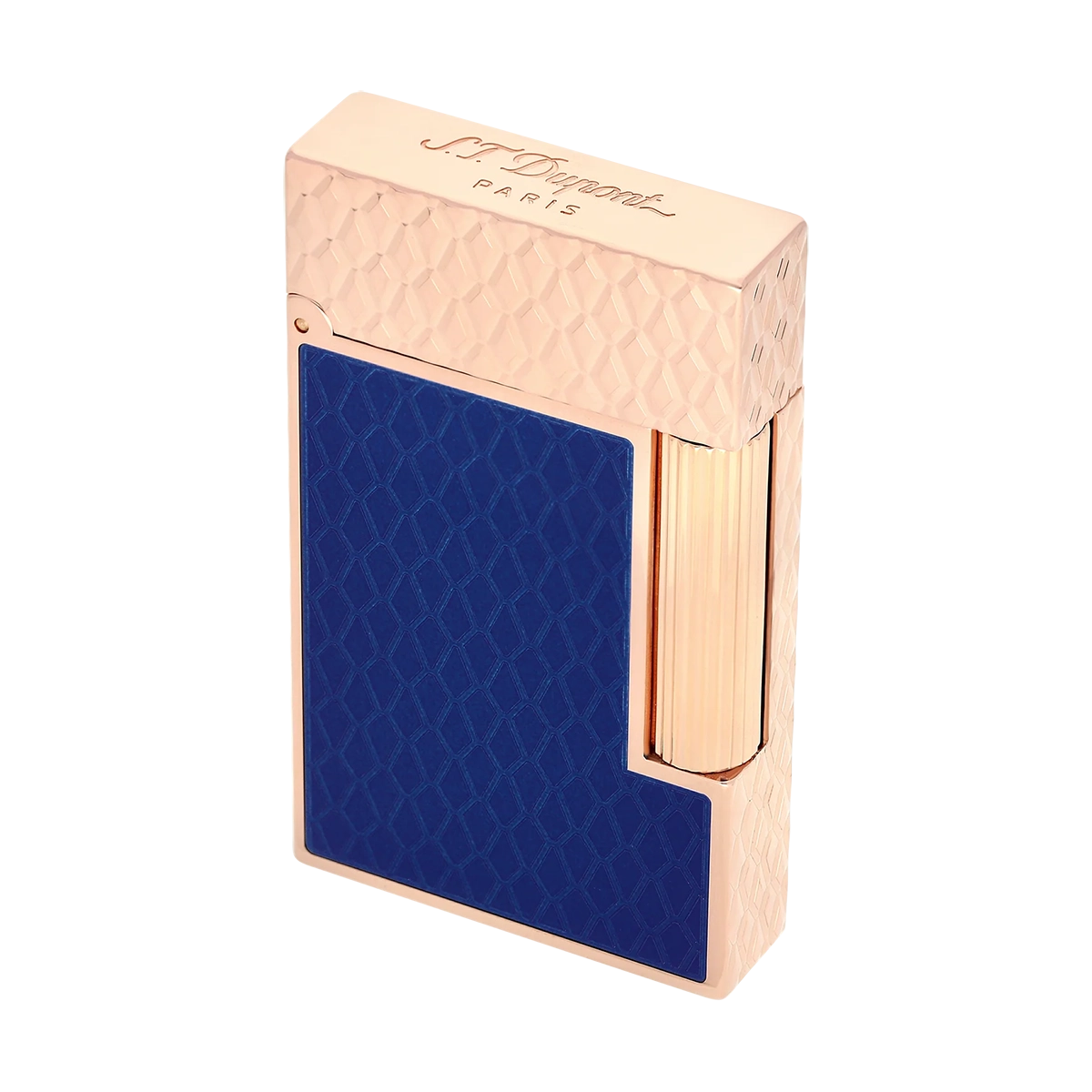 S.T. Dupont Ligne 2 Guilloche Dragon Mavi & Rose Gold Çakmak 16632