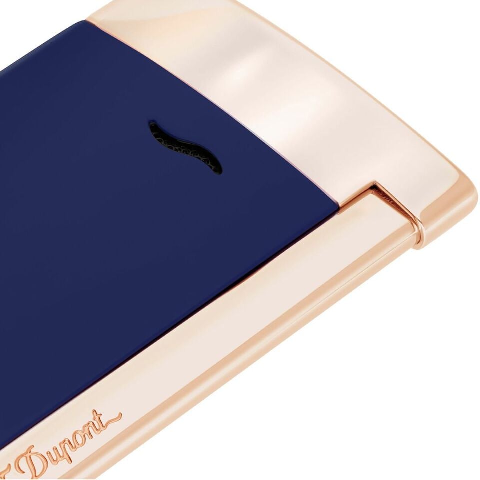 S.T. Dupont Slim 7 Dragon Mavi & Rose Gold Çakmak 27773