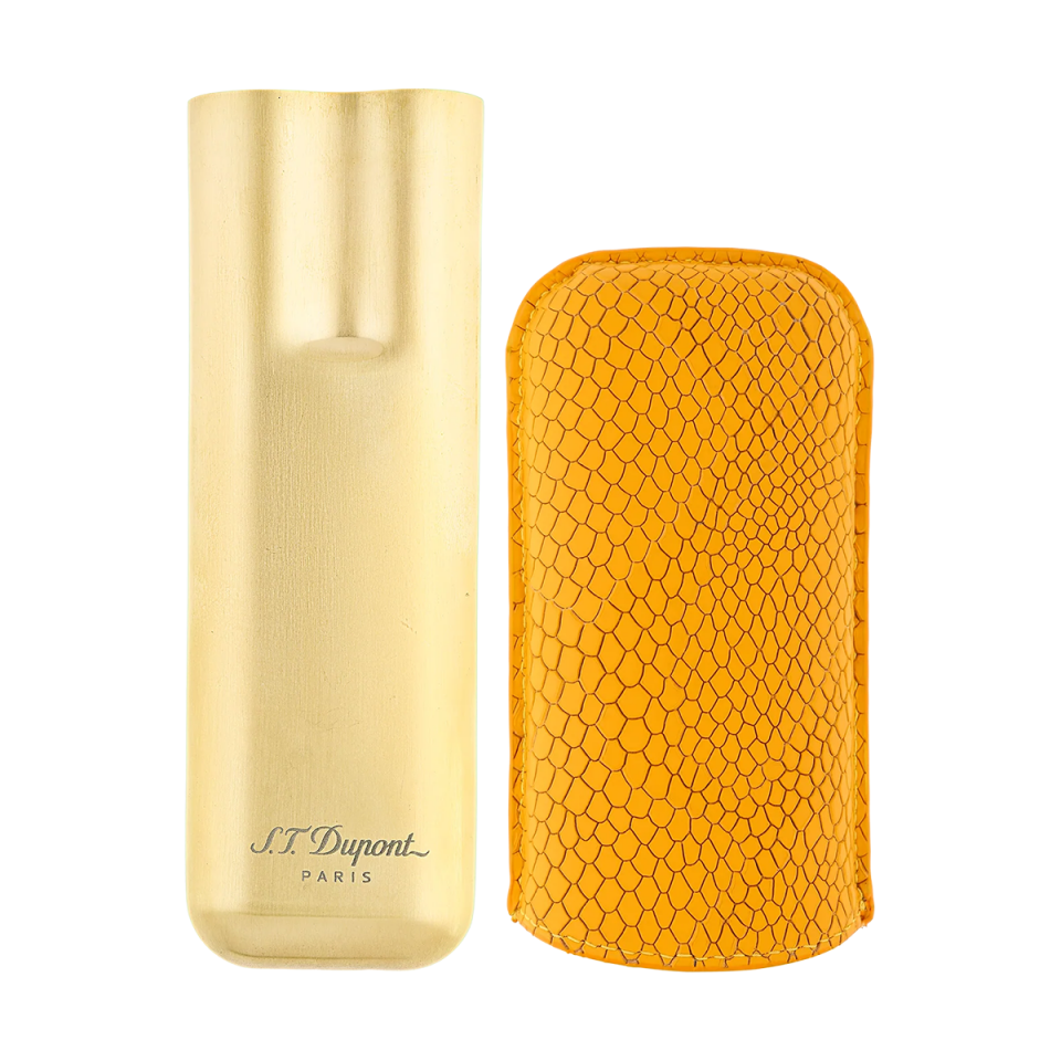 S.T. Dupont Dragon İkili Puro Kılıfı Sarı 183273