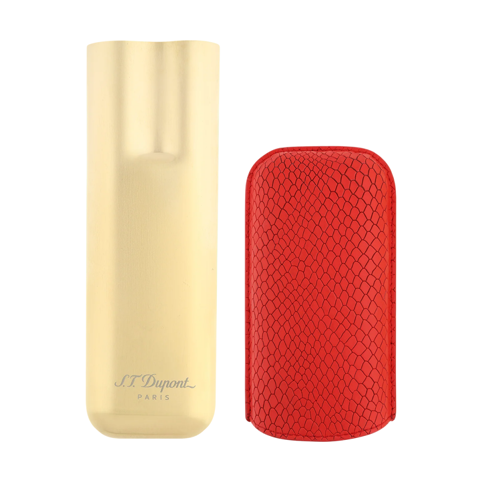 S.T. Dupont Dragon İkili Puro Kılıfı Kırmızı 183271