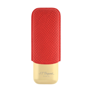 S.T. Dupont Dragon İkili Puro Kılıfı Kırmızı 183271