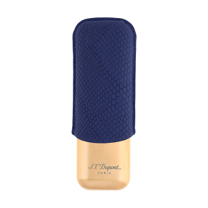 S.T. Dupont Dragon İkili Puro Kılıfı Mavi 183274