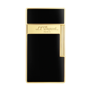 S.T. Dupont Biggy Gold & Siyah Lacquer Çakmak 25002