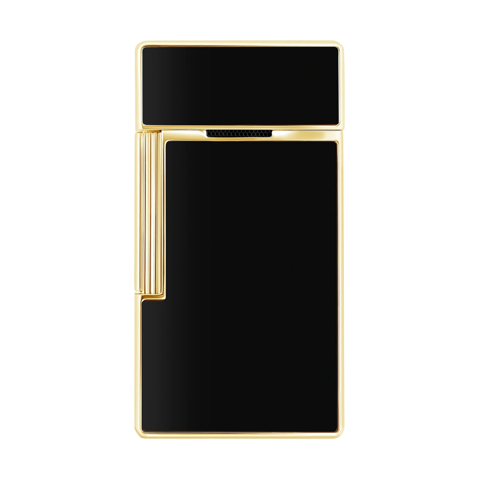 S.T. Dupont Biggy Gold & Siyah Lacquer Çakmak 25002