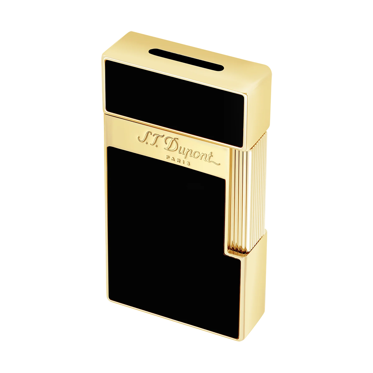 S.T. Dupont Biggy Gold & Siyah Lacquer Çakmak 25002