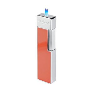 S.T. Dupont Twiggy Silver & Turuncu Lacquer Çakmak 30011