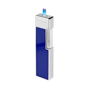 S.T. Dupont Twiggy Silver & Mavi Lacquer Çakmak 30005