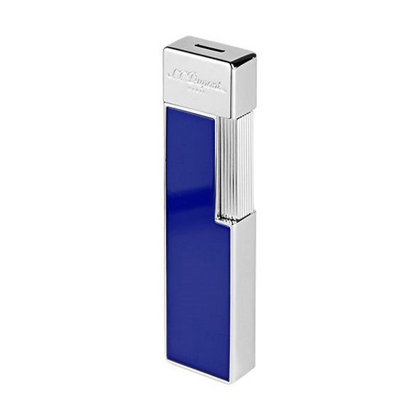 S.T. Dupont Twiggy Silver & Mavi Lacquer Çakmak 30005