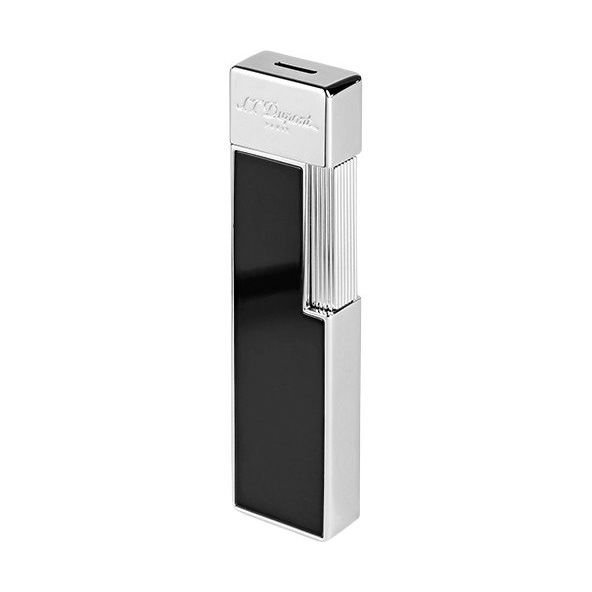 S.T. Dupont Twiggy Silver & Siyah Lacquer Çakmak 30001