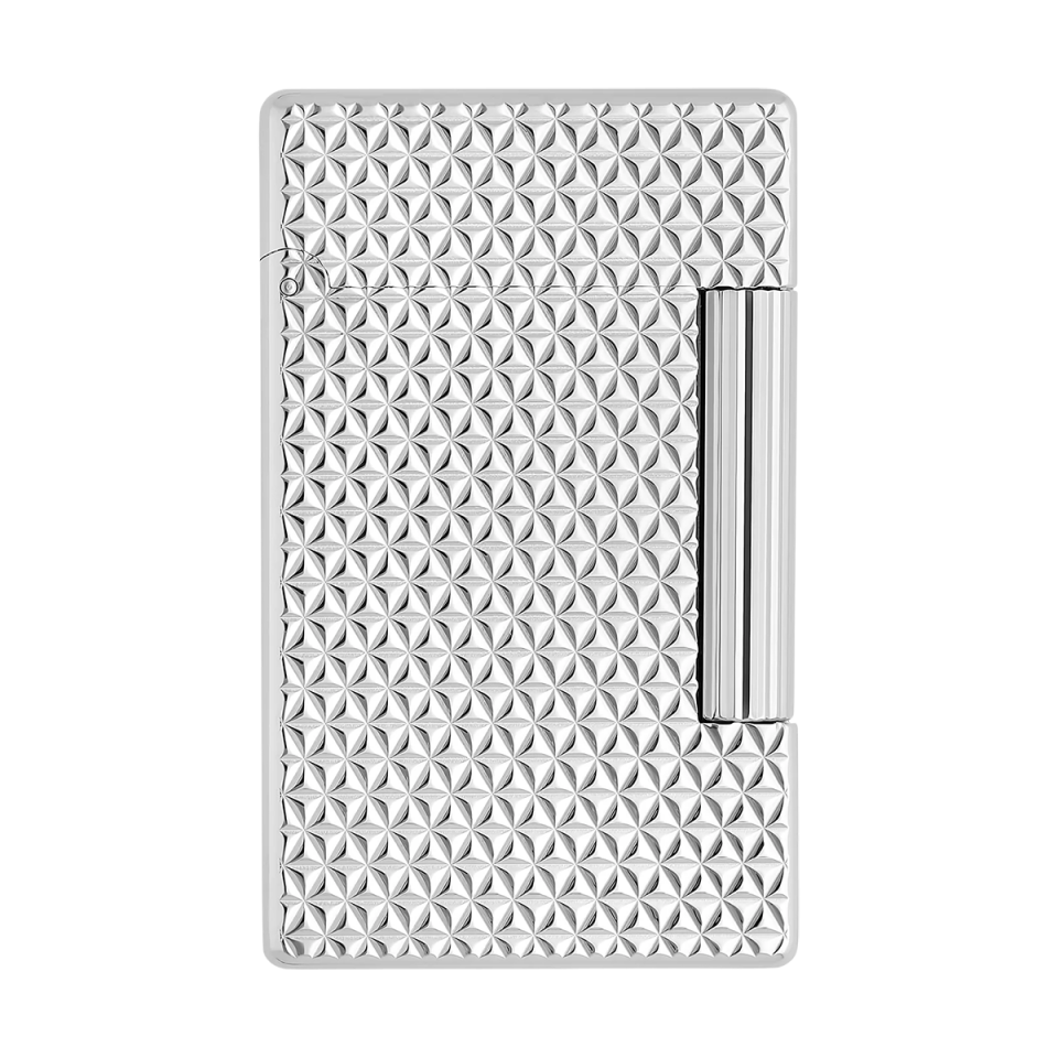 S.T. Dupont Initial Diamond Head Silver Çakmak 20820