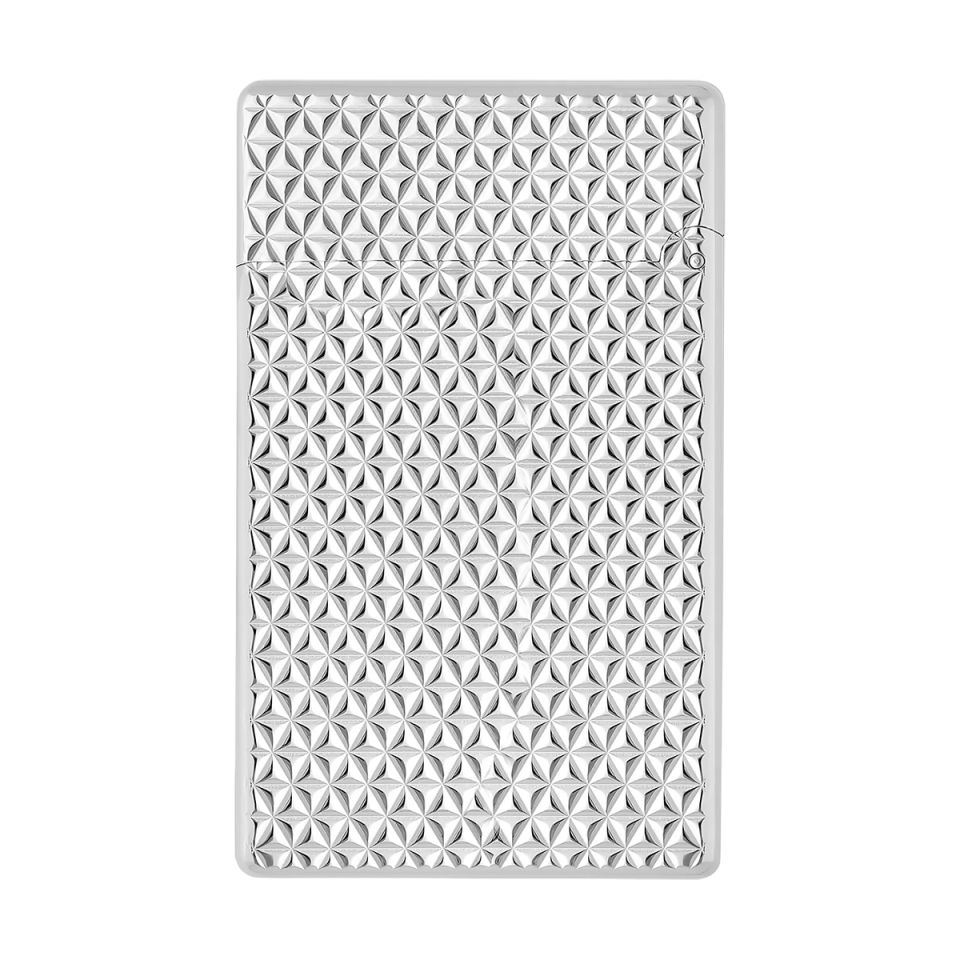 S.T. Dupont Initial Diamond Head Silver Çakmak 20820