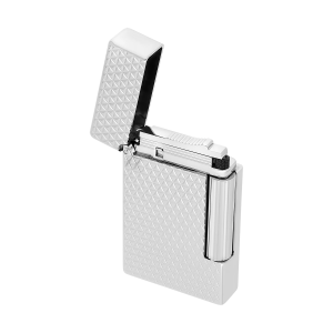 S.T. Dupont Initial Diamond Head Silver Çakmak 20820