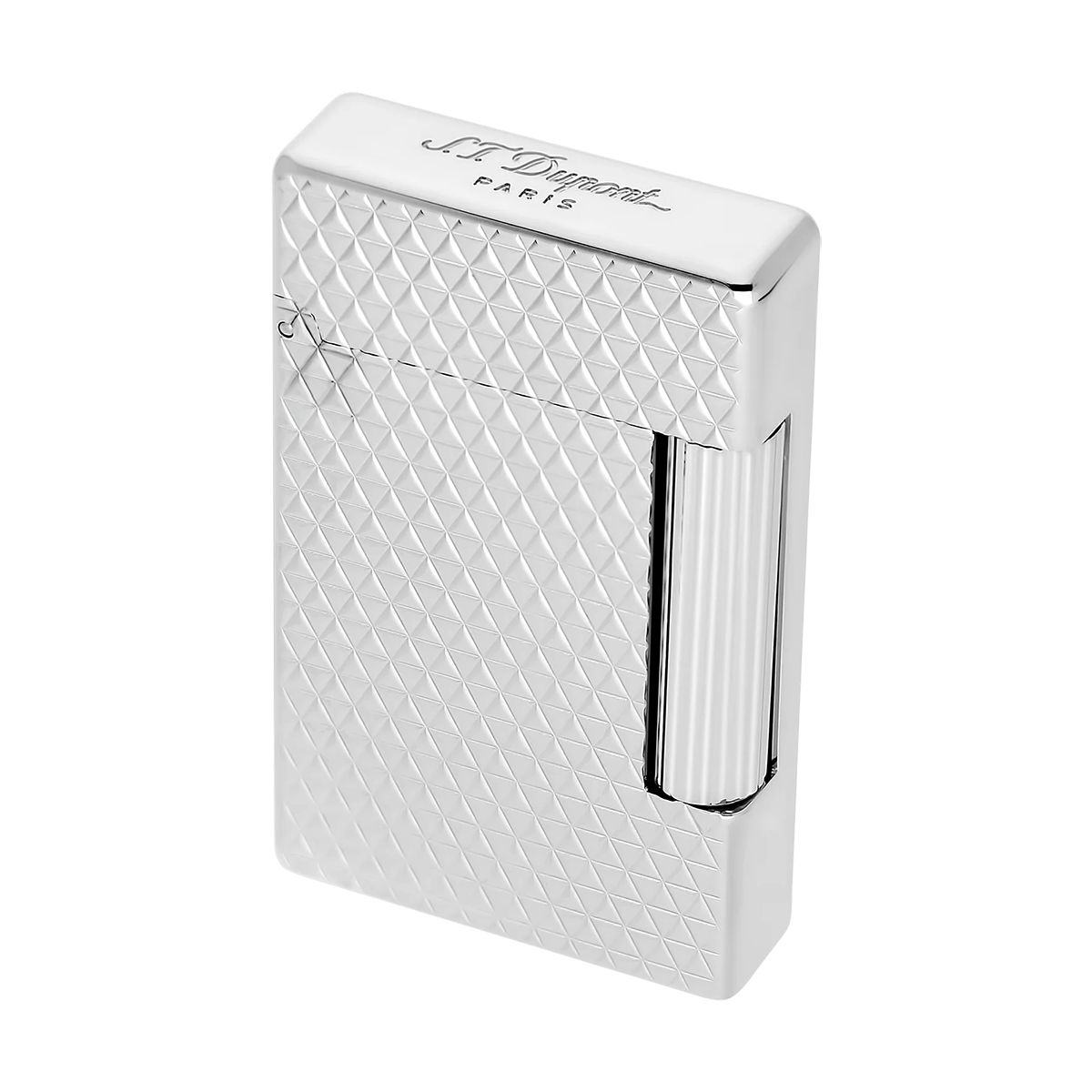 S.T. Dupont Initial Diamond Head Silver Çakmak 20820