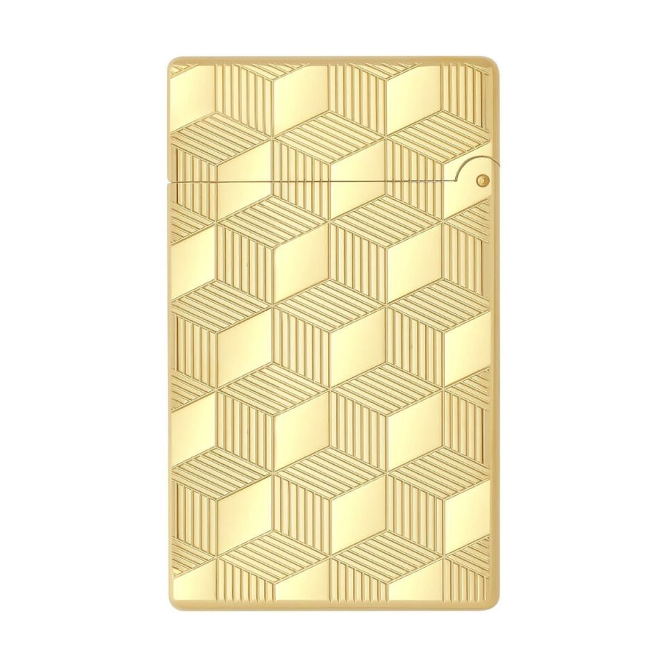 S.T. Dupont Initial Cube Gold Çakmak 20841
