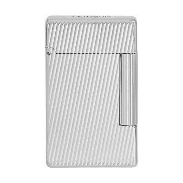 S.T. Dupont Initial Diagonal Silver Çakmak 20830