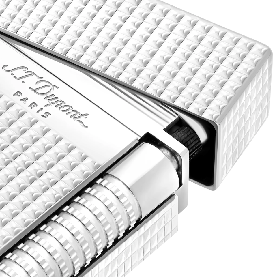 S.T. Dupont New Le Grand Diamond Head Silver Çakmak C23011