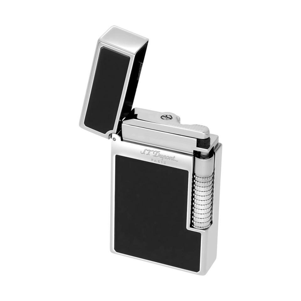 S.T. Dupont New Le Grand Siyah Lacquer & Palladium Çakmak C23010