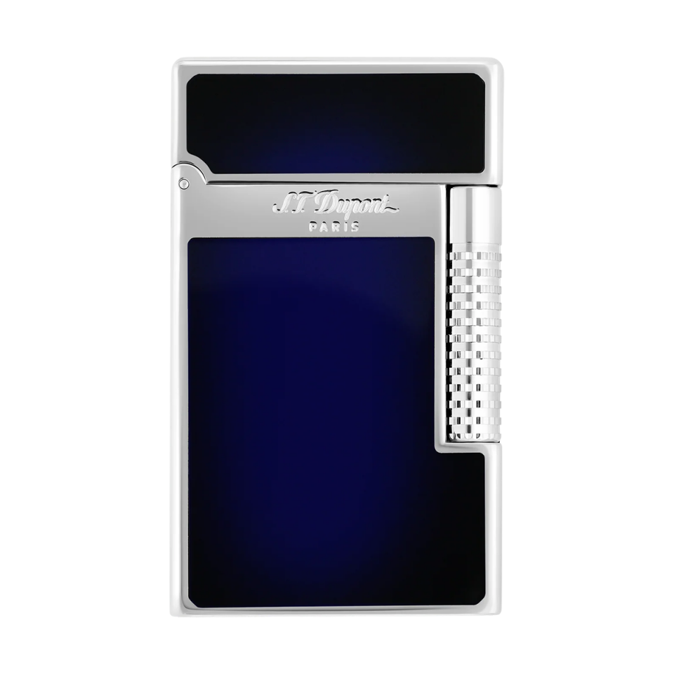 S.T. Dupont New Le Grand Sunburst Mavi Lacquer & Palladium Çakmak C23013