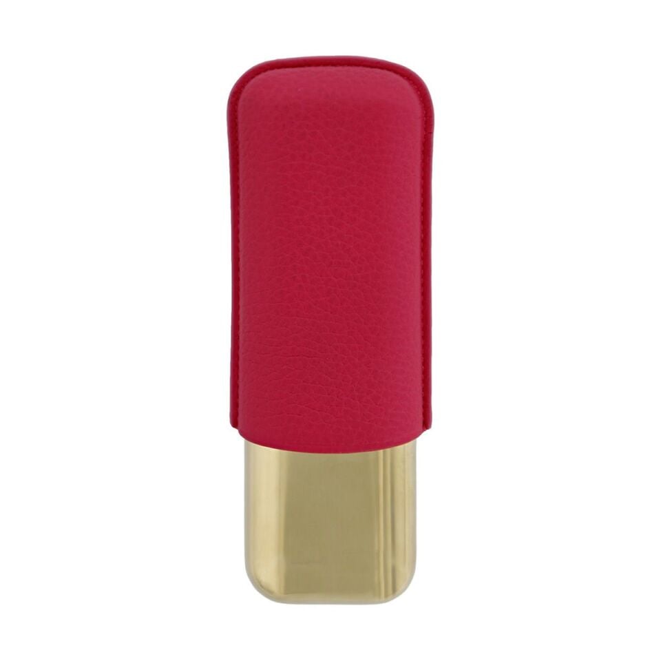 S.T. Dupont Grained Leather İkili Puro Kılıfı Pembe 183245