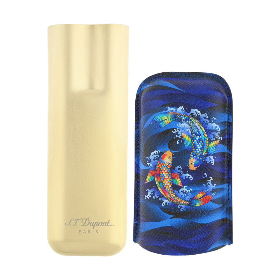 S.T. Dupont Koi Fish İkili Puro Kılıfı 183497