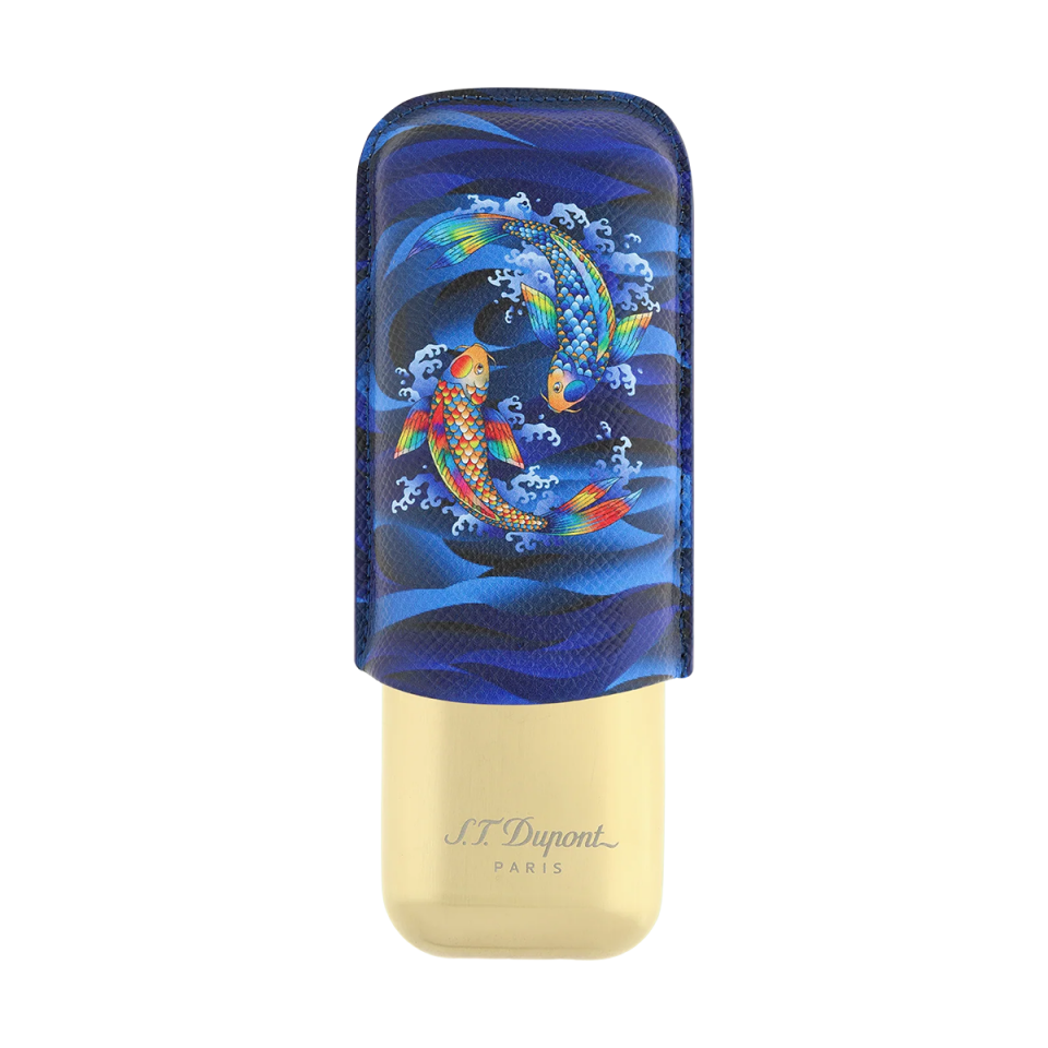 S.T. Dupont Koi Fish İkili Puro Kılıfı 183497