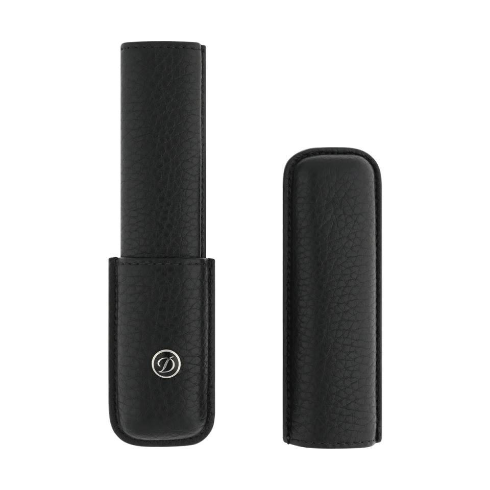 S.T. Dupont Grained Leather Tekli Kalem Kılıfı Siyah 7127