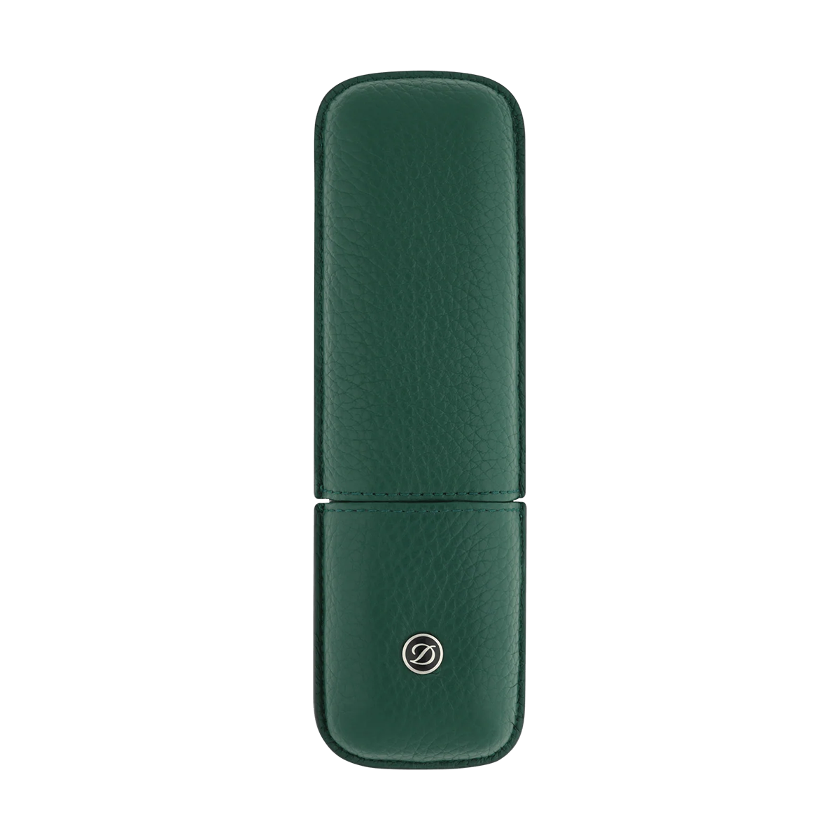 S.T. Dupont Grained Leather İkili Kalem Kılıfı Yeşil 7134