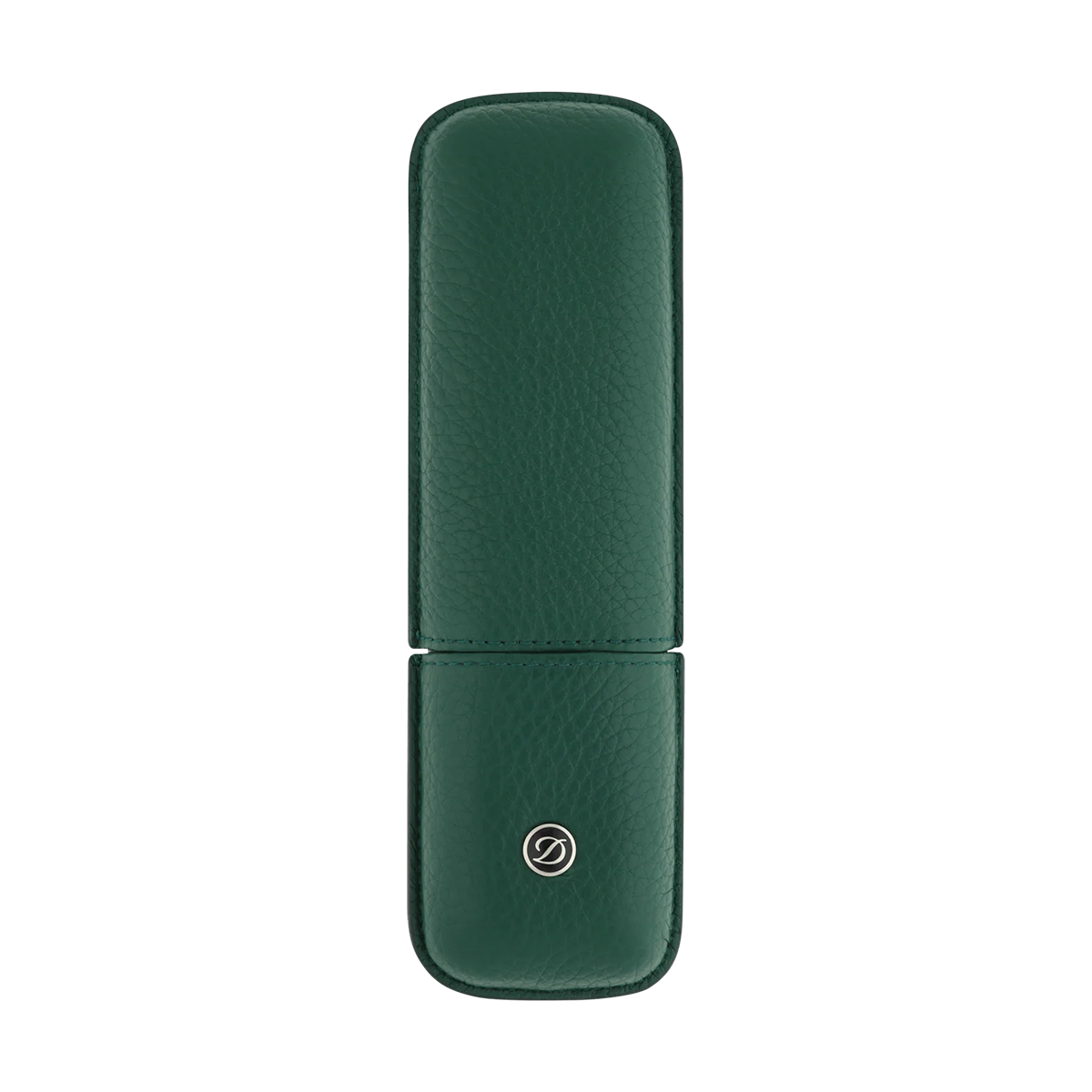 S.T. Dupont Grained Leather İkili Kalem Kılıfı Yeşil 7134