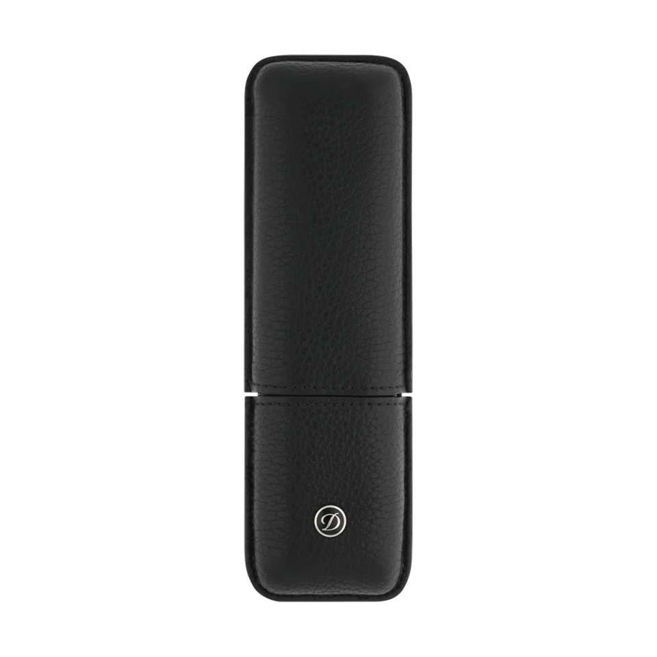S.T. Dupont Grained Leather İkili Kalem Kılıfı Siyah 7131