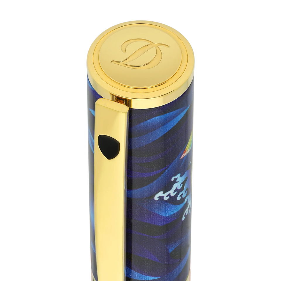 S.T. Dupont D-Initial Koi Fish Roller Kalem 262005