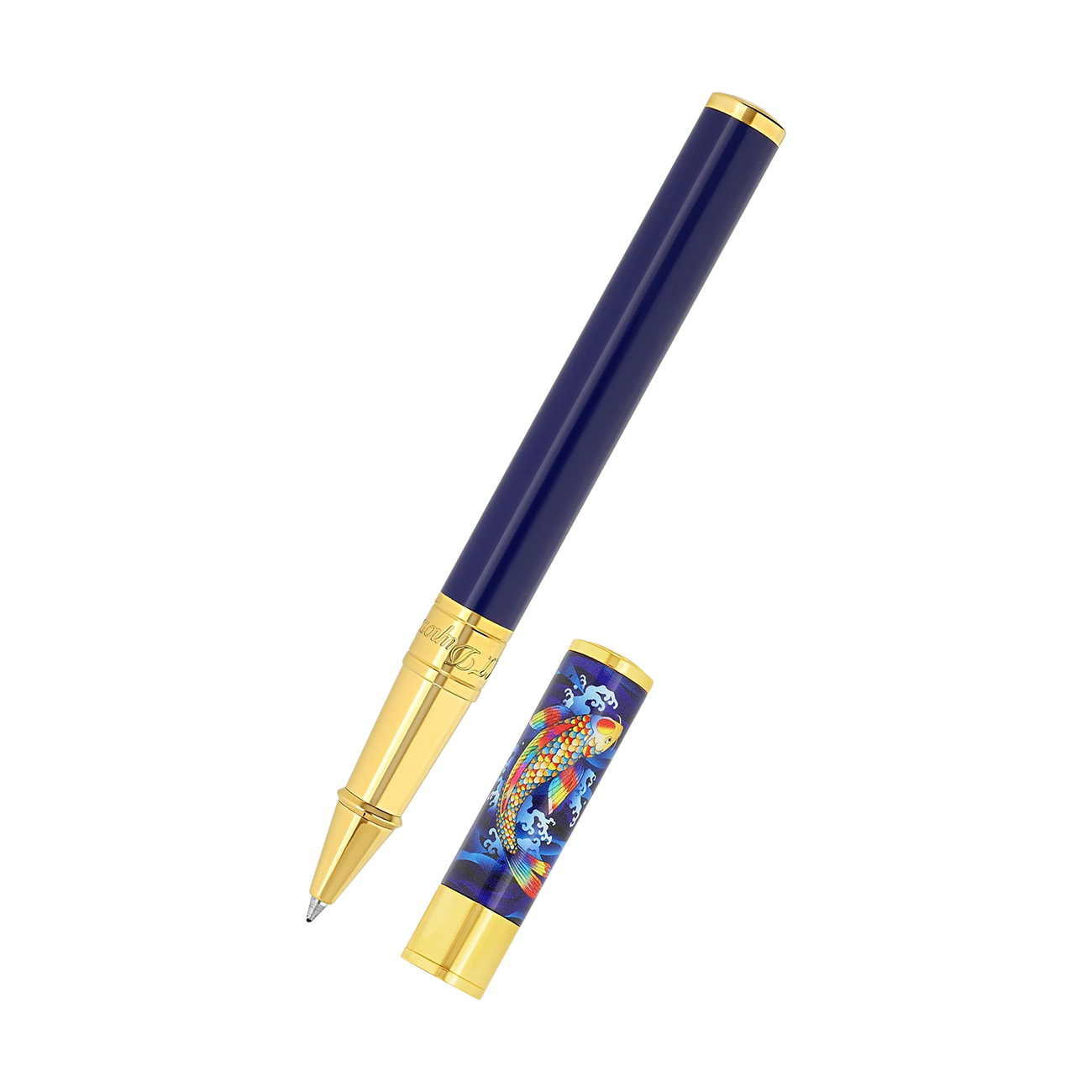 S.T. Dupont D-Initial Koi Fish Roller Kalem 262005