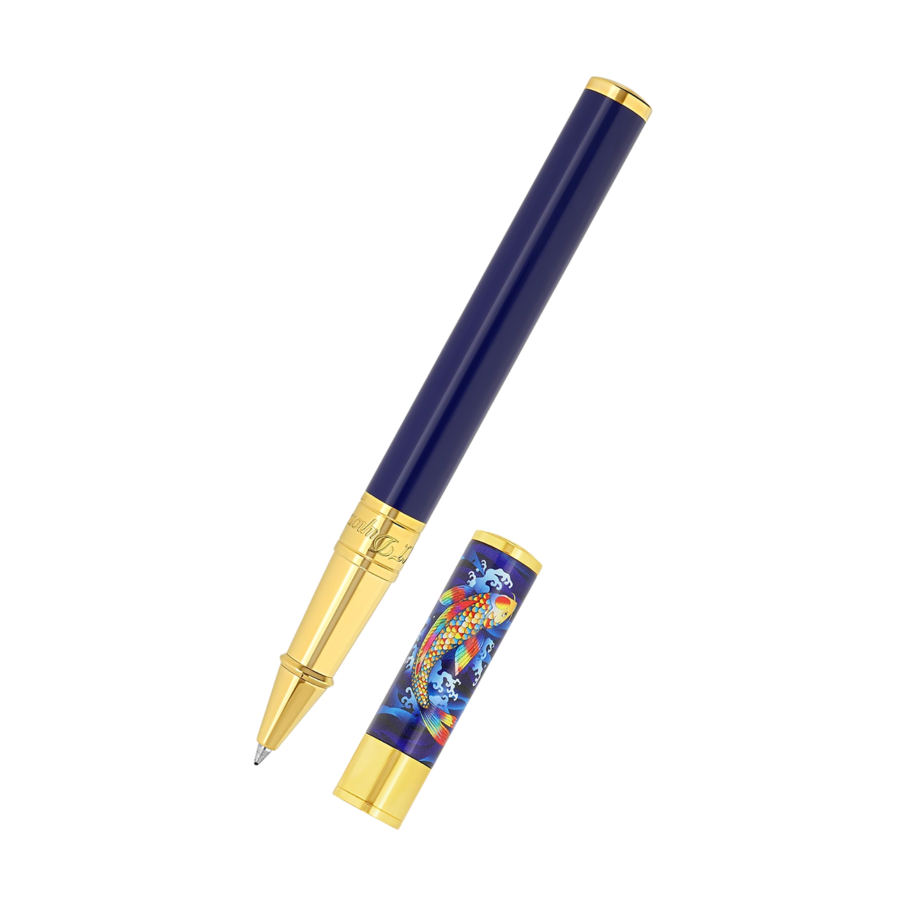 S.T. Dupont D-Initial Koi Fish Roller Kalem 262005