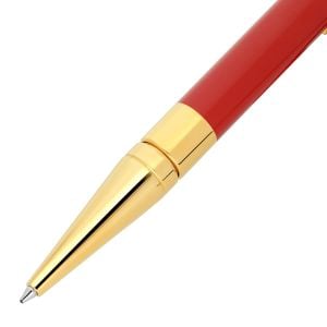 S.T. Dupont D-Initial Dragon Kırmızı & Gold Tükenmez Kalem 265028