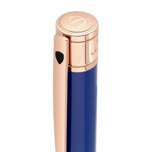 S.T. Dupont D-Initial Dragon Mavi & Rose Gold Tükenmez Kalem 265030