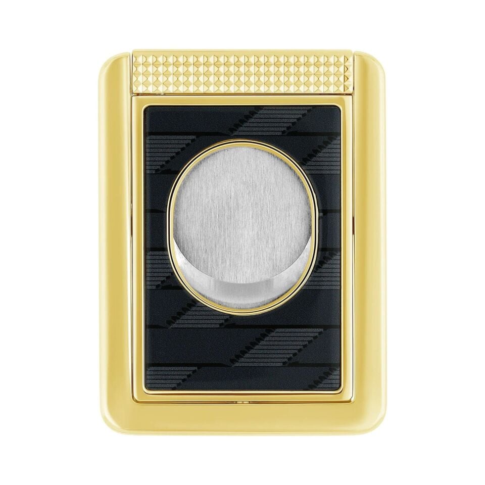 S.T. Dupont Monogram 1872 Puro Kesici & Stand Koyu Gri 3479