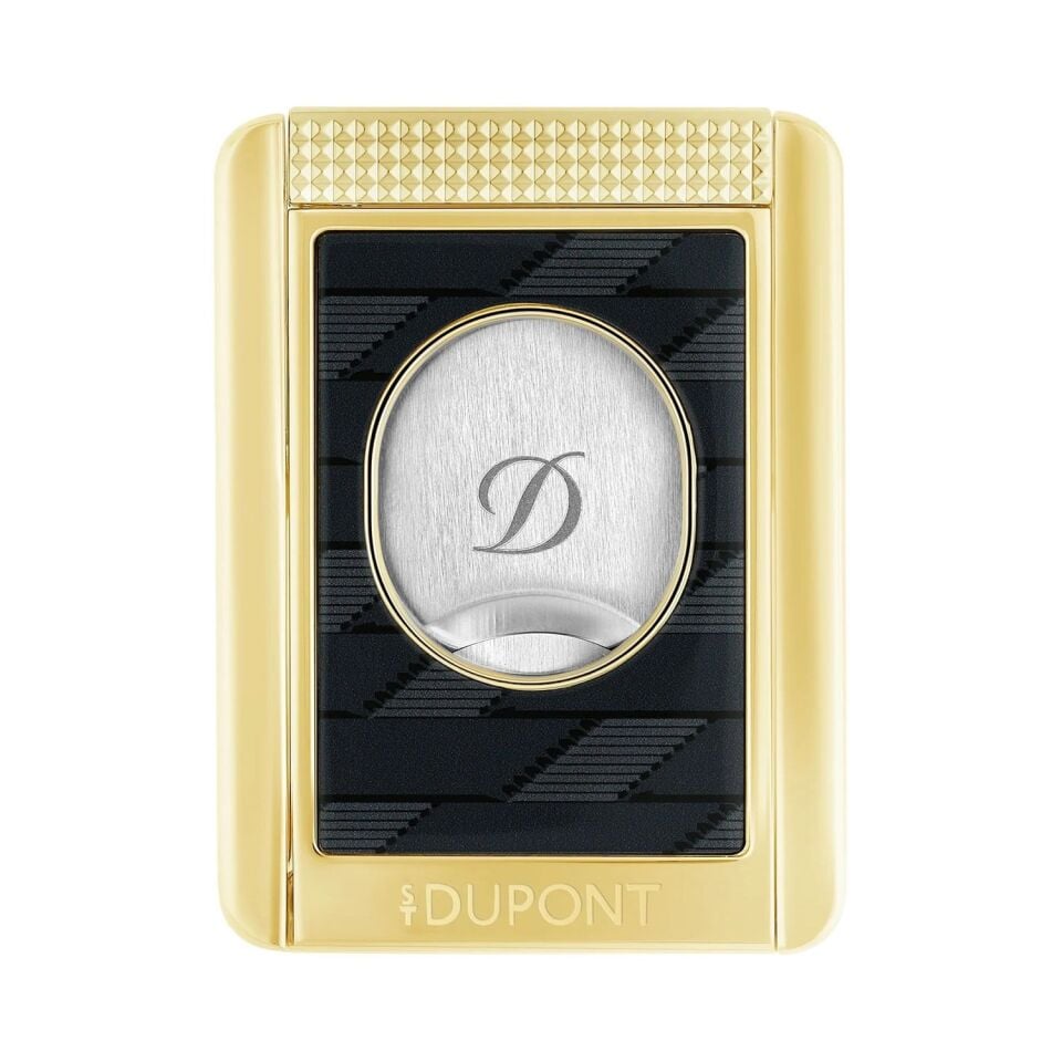 S.T. Dupont Monogram 1872 Puro Kesici & Stand Koyu Gri 3479