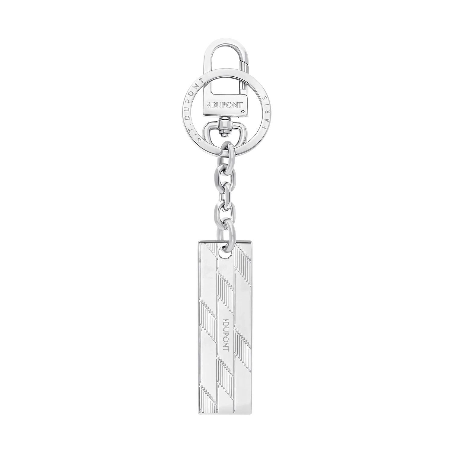 S.T. Dupont Monogram 1872 Silver Anahtarlık 3541