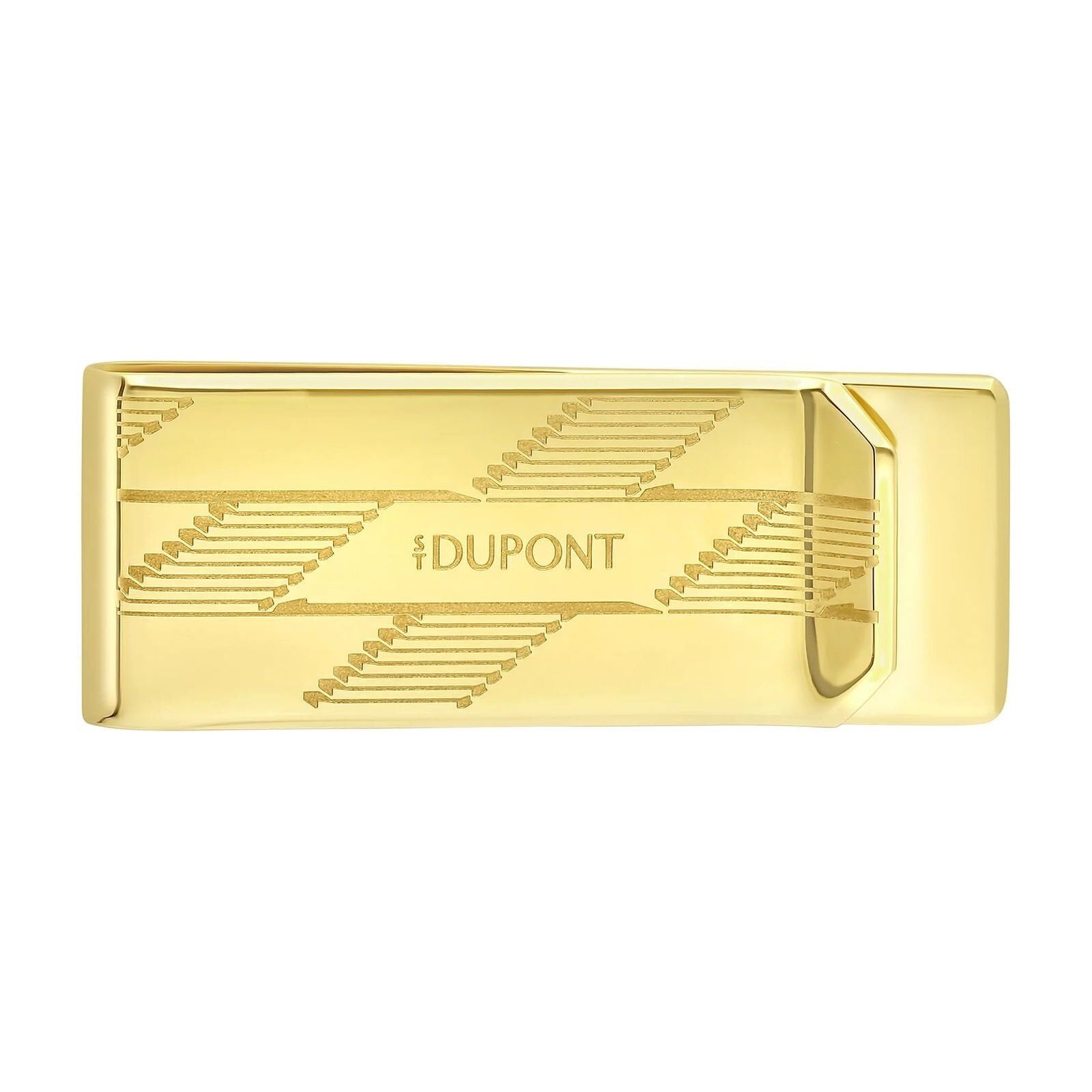 S.T. Dupont Monogram 1872 Gold Para Klipsi 3542