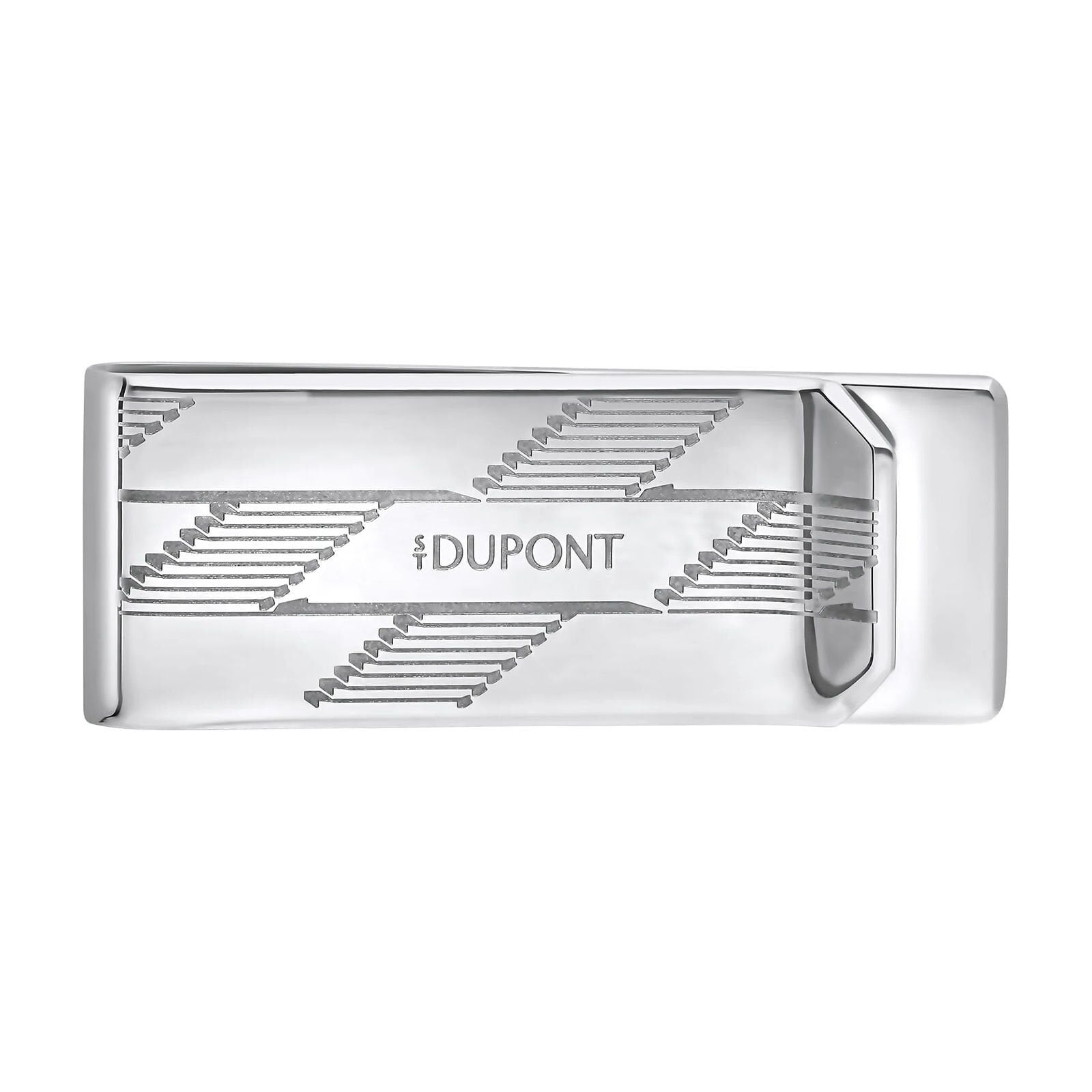 S.T. Dupont Monogram 1872 Silver Para Klipsi 3543