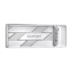 S.T. Dupont Monogram 1872 Silver Para Klipsi 3543