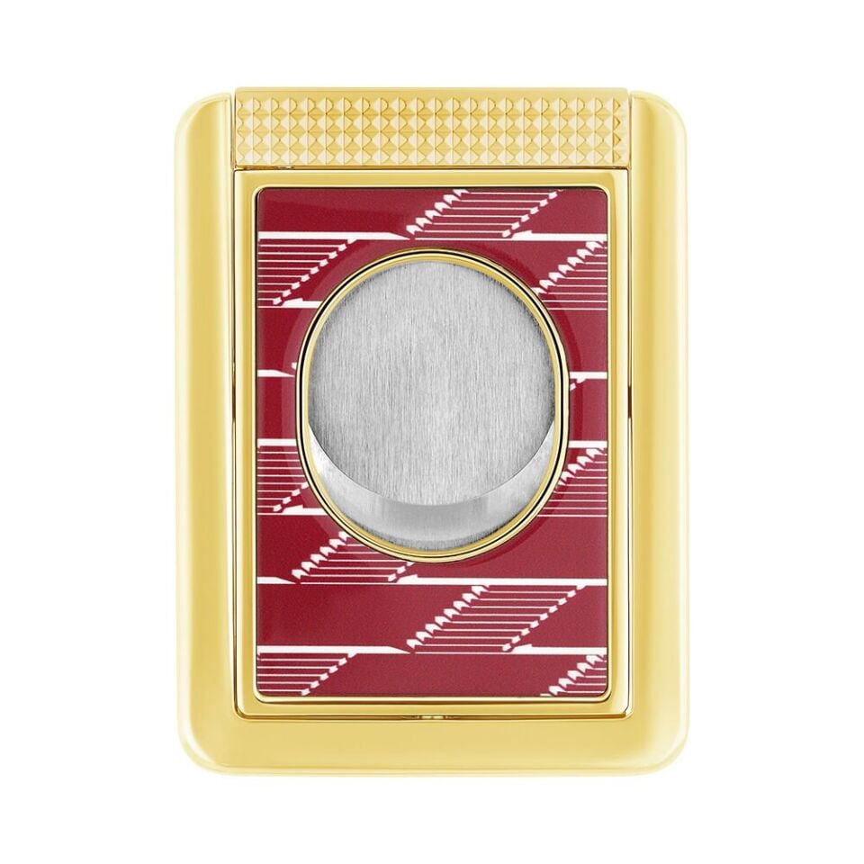 S.T. Dupont Monogram 1872 Puro Kesici & Stand Kırmızı 3478