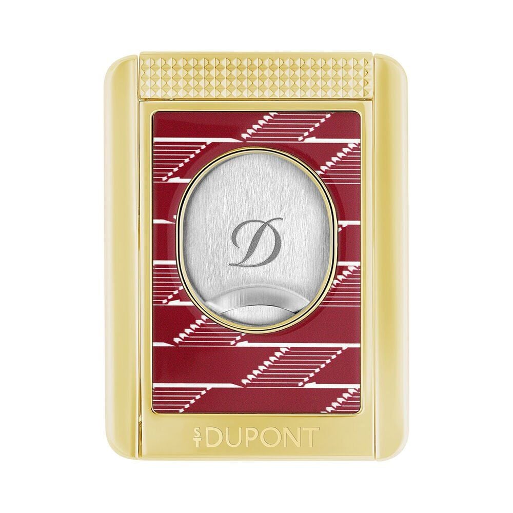 S.T. Dupont Monogram 1872 Puro Kesici & Stand Kırmızı 3478