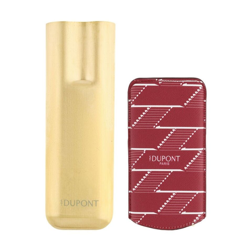 S.T. Dupont Monogram 1872 İkili Puro Kılıfı Kırmızı 183478