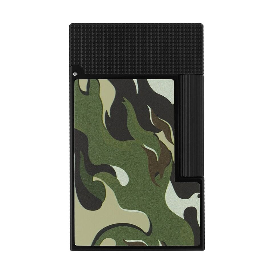 S.T. Dupont Ligne 2 Kamuflaj Yeşil Çakmak C16050