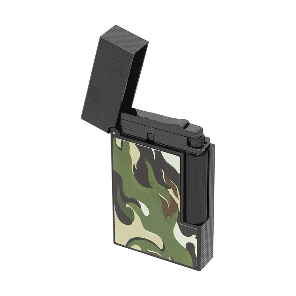 S.T. Dupont Ligne 2 Kamuflaj Yeşil Çakmak C16050