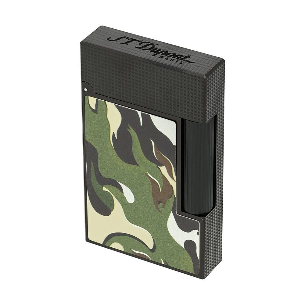 S.T. Dupont Ligne 2 Kamuflaj Yeşil Çakmak C16050